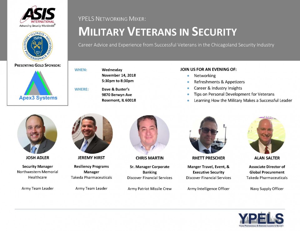 YPELS November 2018 Flyer